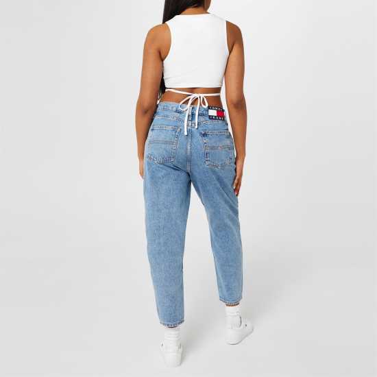 Tommy Jeans Ultra High Rise Tapered Mom Jeans Деним светло 