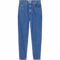 Tommy Jeans Ultra High Rise Tapered Mom Jeans Деним среден 