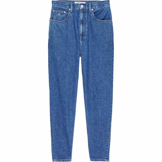 Tommy Jeans Ultra High Rise Tapered Mom Jeans Деним среден 