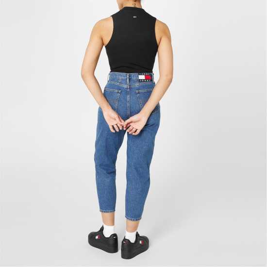 Tommy Jeans Ultra High Rise Tapered Mom Jeans Деним среден 