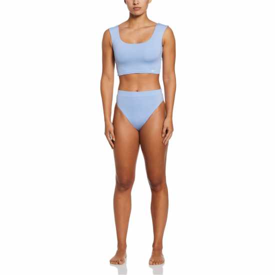 Nike High Waisted Bikini Bottom Womens Cobalt Bliss Дамско облекло плюс размер