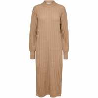 Плетена Рокля Selected Femme Curved Ribbed Knitted Dress  Dresses Under 60