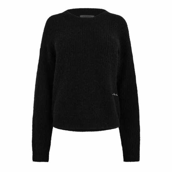 Jack Wills Wide Neck Jumper Ld44 Черно 