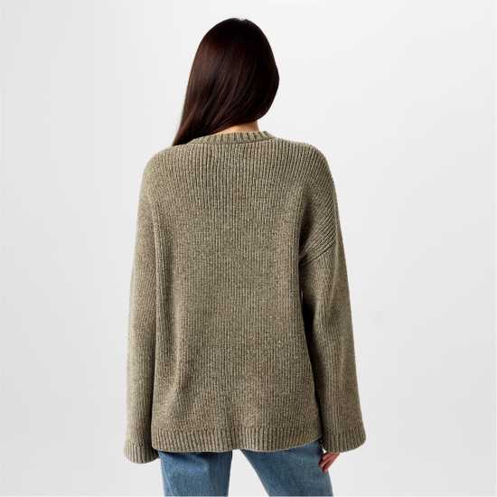 Jack Wills Chenille Jumper Светло кахи Дамски пуловери и жилетки