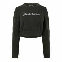 Jack Wills Knit Jacquard Cropped Sweatshirt  Дамски пуловери и жилетки