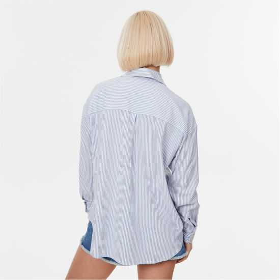 Jack Wills Linen Blend Overshirt  Дамски ризи и тениски