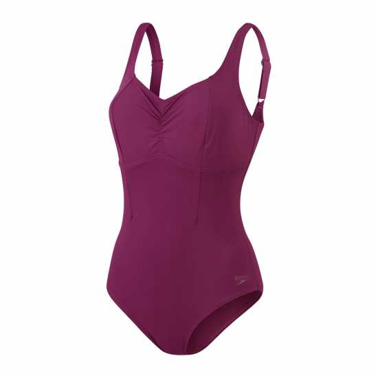 Speedo Aqanite Shape Womens Лилаво Дамски бански