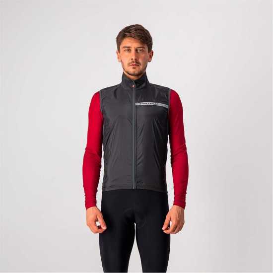 Castelli Squadra Vest Светло черно Мъжки грейки