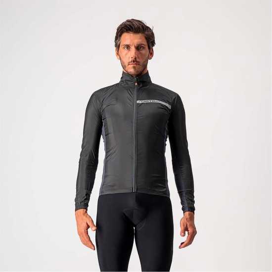 Castelli Squadra Jacket Светло черно Мъжки грейки