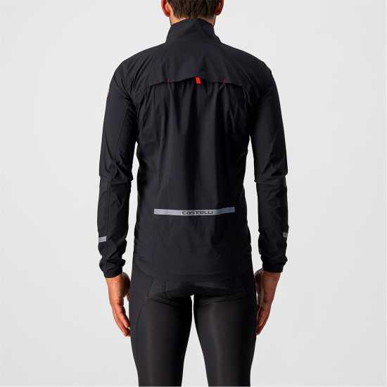 Castelli Emergency 2 Rain Jacket Светло черно Мъжки грейки