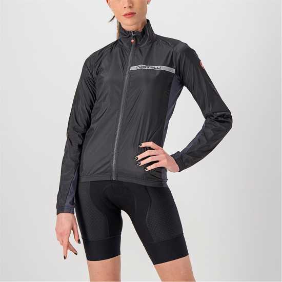 Castelli Squadra Stretch Women's Jacket Светло черно Дамски грейки