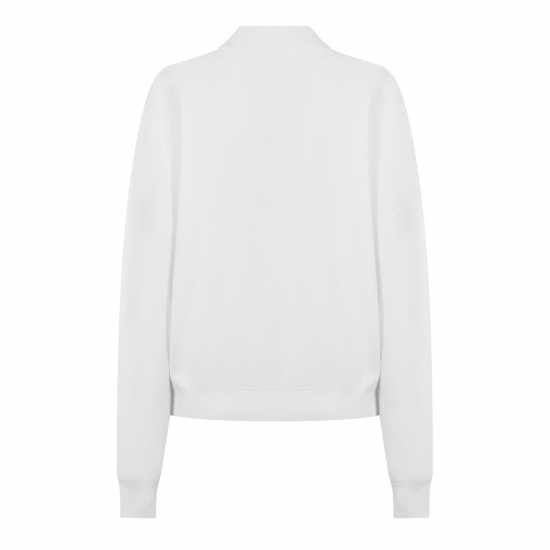 Плетен Пуловер Jack Wills Quarter Zip Knit Jumper Винтажно бяло Дамски пуловери и жилетки