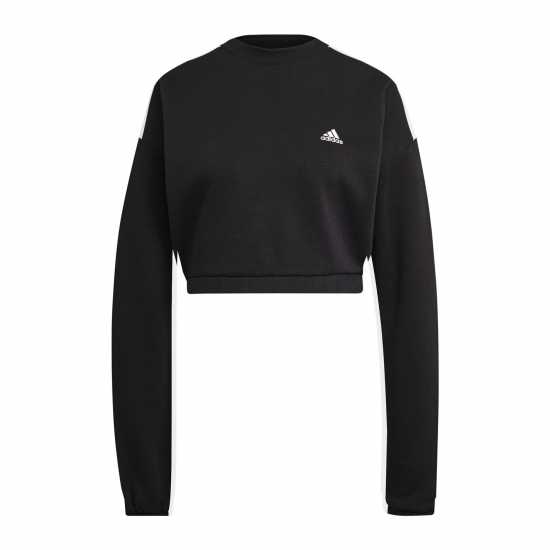 Adidas Hyperglam Crop Crew Sweatshirt Womens  Дамски суичъри и блузи с качулки