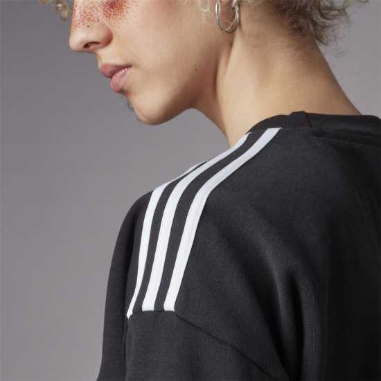 Adidas Hyperglam Crop Crew Sweatshirt Womens  Дамски суичъри и блузи с качулки