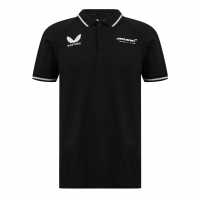 Мъжка Блуза С Яка Castore Mclaren Team Lifestyle Polo Top Mens Черно/Светло сиво Мъжко облекло за едри хора