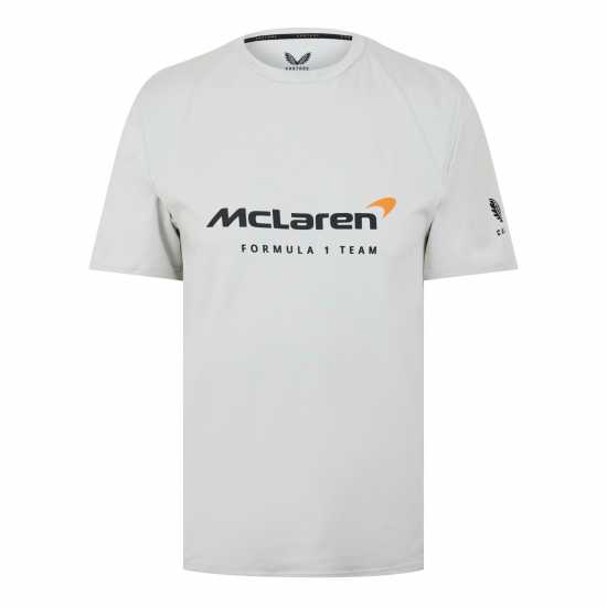 Мъжка Риза Castore Mclaren Essentials T-Shirt Mens Светло сиво 