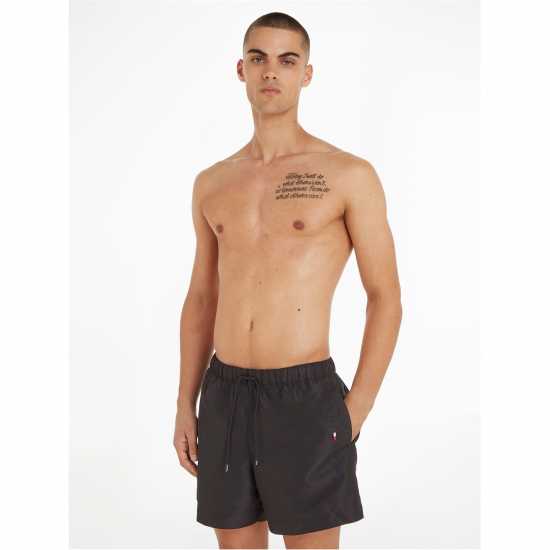 Tommy Hilfiger Medium Drawstring Swim Shorts Черно BDS Мъжки къси панталони