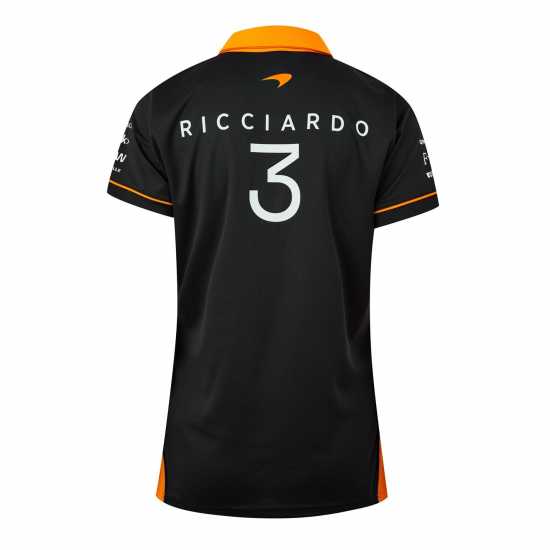 Castore Mclaren Daniel Ricciardo Polo Top Womens Осенна слава Дамско облекло плюс размер