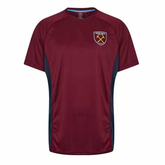 Source Lab Мъжка Риза Lab West Ham United Fc Poly T-Shirt Mens  Мъжки ризи