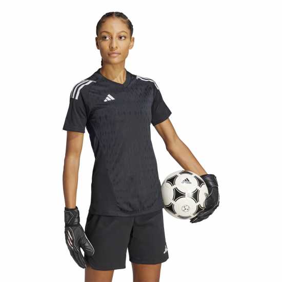 Adidas Tiro 23 Pro Goalkeeper Jersey Черно/Светло сиво Вратарски ръкавици и облекло