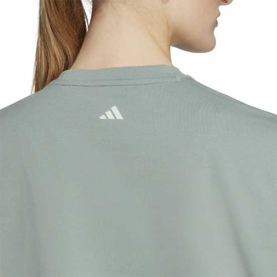 Adidas Yoga Studio Crop Sweatshirt Womens Top  Дамско облекло плюс размер