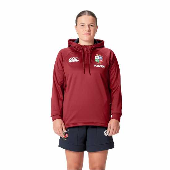 Canterbury British And Irish Lions 2024 Quarter Zip Hoodie Womens  British And Irish Lions