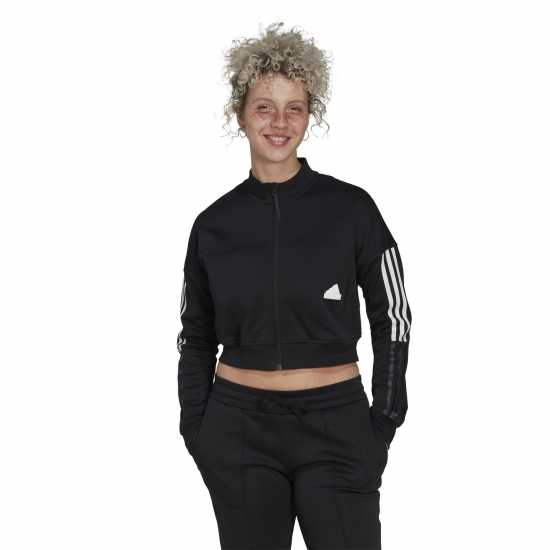 Adidas Спортно Горнище Cropped Track Top Womens Sweatshirt  Дамско облекло плюс размер