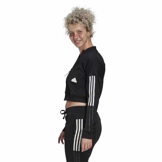 Adidas Спортно Горнище Cropped Track Top Womens Sweatshirt  Дамско облекло плюс размер