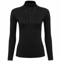 Dhb Women's Merino Long Sleeve Zip Neck Base Layer Тъмно сиво Облекло за колоездене