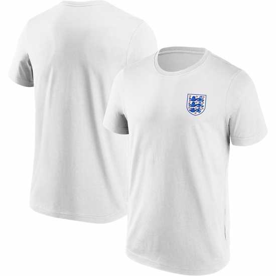 Fa Small England Crest T-Shirt Adults Бяло Мъжки ризи