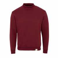 Lee Cooper High Neck Swtr Sn99 Бордово Мъжки пуловери и жилетки