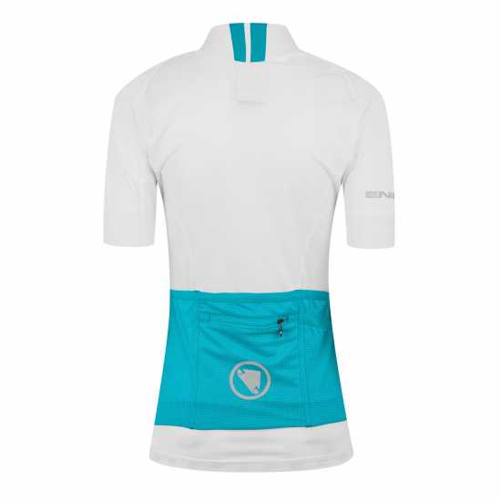 Endura FS260-Pro Short Sleeve Jersey Women's Бяло Облекло за колоездене