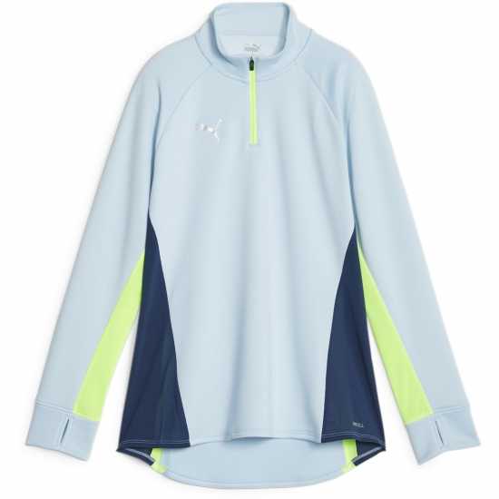 Puma Individualblaze Training Quarter Zip Top Fleece Womens Сребърно небе Дамски полар