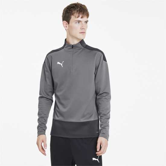 Puma Полар Мъже Teamgoal 23 Training Quarter Zip Top Fleece Mens Сиво/Асфалт Мъжки полар