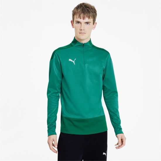 Puma Полар Мъже Teamgoal 23 Training Quarter Zip Top Fleece Mens Пипер зелено Мъжки полар