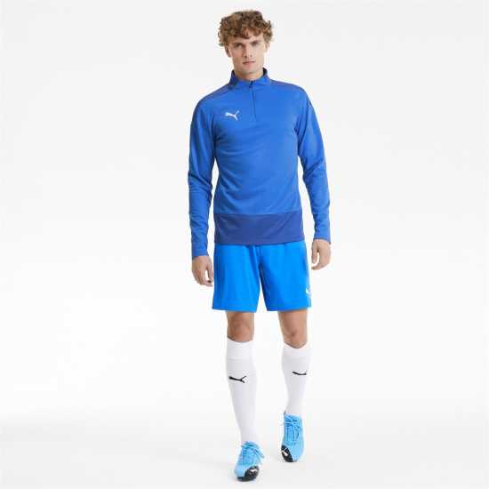 Puma Полар Мъже Teamgoal 23 Training Quarter Zip Top Fleece Mens Синьо/Синьо Мъжки полар