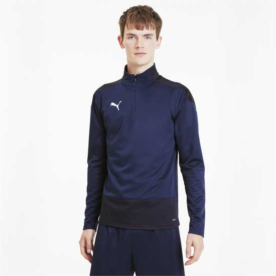 Puma Полар Мъже Teamgoal 23 Training Quarter Zip Top Fleece Mens Пикоат/Синьо Мъжки полар