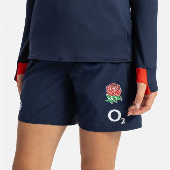 Umbro England Rugby Ladies Midlayer Top Нави/Блу/Скрълт Дамски полар