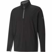 Puma Мъжки Полар С Цип Gamer Quarter Zip Fleece Mens Черно Мъжки полар