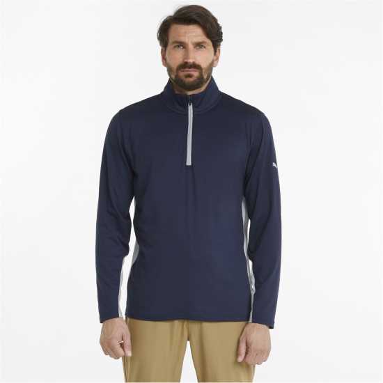 Puma Мъжки Полар С Цип Gamer Quarter Zip Fleece Mens Морска синьо Мъжки полар