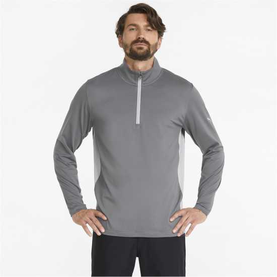 Puma Мъжки Полар С Цип Gamer Quarter Zip Fleece Mens Тих цвят Мъжки полар