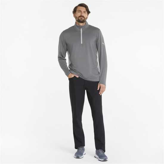 Puma Мъжки Полар С Цип Gamer Quarter Zip Fleece Mens Тих цвят Мъжки полар