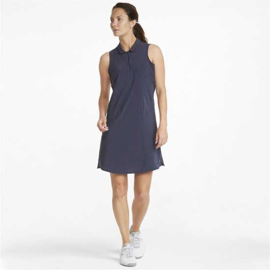 Puma W Cruise Dress Golf Vest Womens Нави блейзър Дрехи за голф