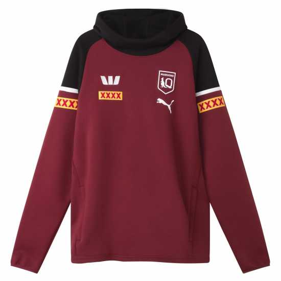 Puma Queensland Maroons 2024 Hoodie Adults  Мъжки суитчъри и блузи с качулки