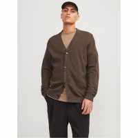 Плетена Жилетка Jack And Jones Knitted Cardigan Mens Ява Мъжки пуловери и жилетки