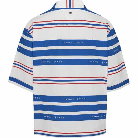 Tommy Jeans Tjcu Stripe Bowling Shirt  