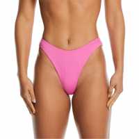 Nike Дамско Долнище На Бански Оформящо Талията Reversible High Waisted Bikini Bottoms Womens Игриво розово 