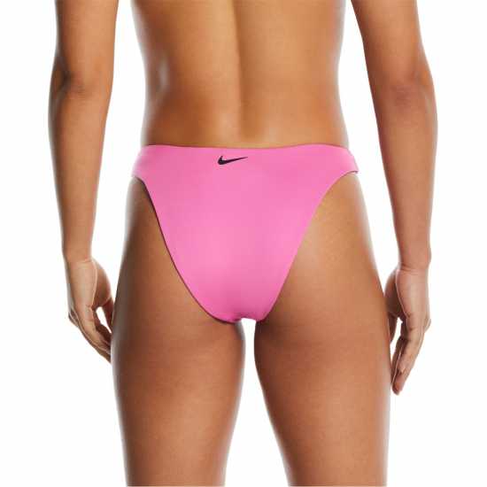 Nike Дамско Долнище На Бански Оформящо Талията Reversible High Waisted Bikini Bottoms Womens Игриво розово 