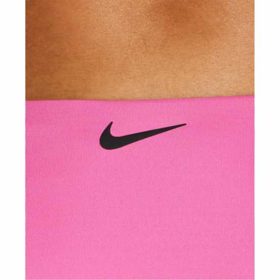 Nike Дамско Долнище На Бански Оформящо Талията Reversible High Waisted Bikini Bottoms Womens Игриво розово 