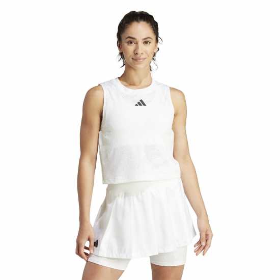 Adidas Дамски Потник За Тенис Aeroready Pro Tennis Tank Top Womens Бяло Дамско облекло плюс размер